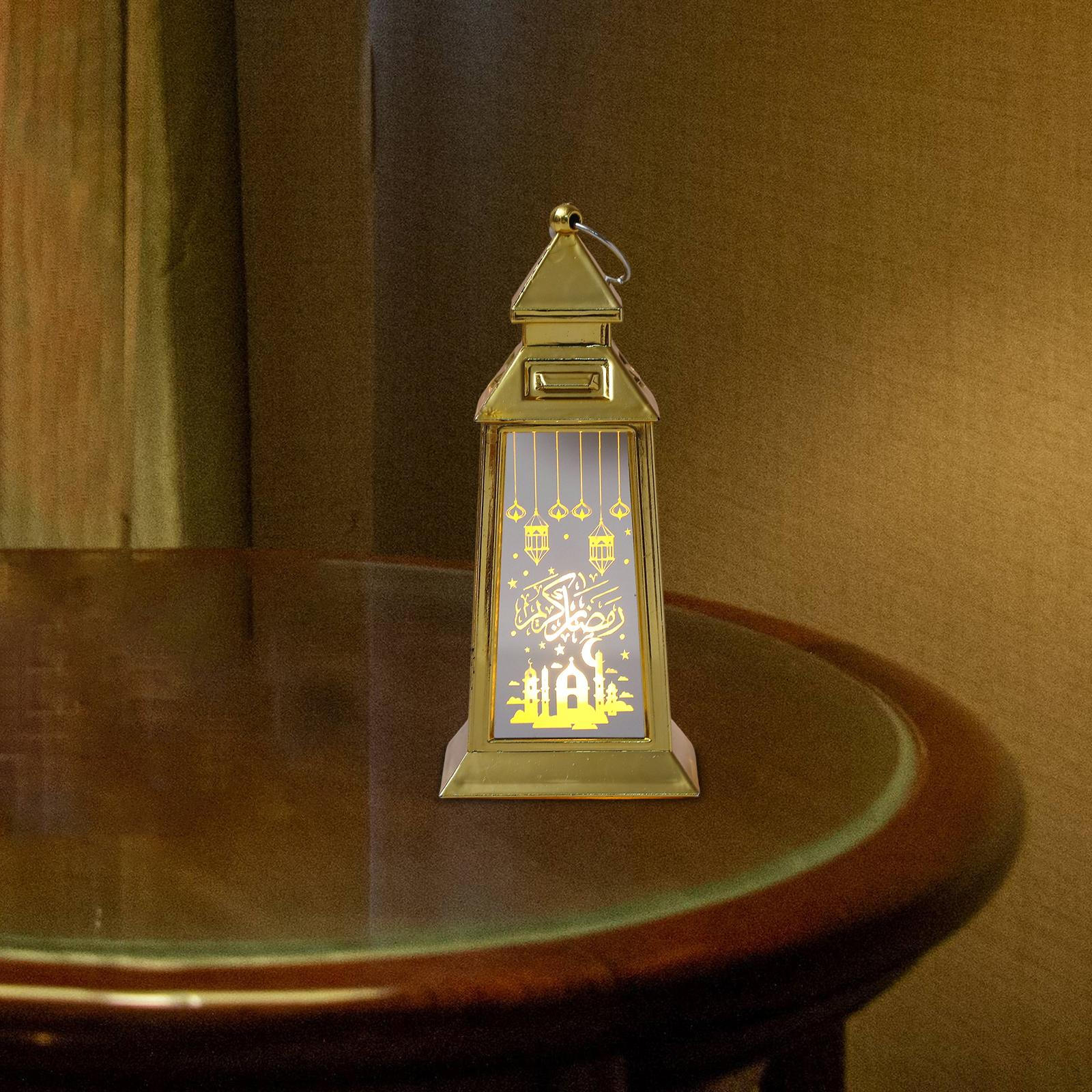 

Декоративная лампа на праздник Ид Мубарак для праздничного стола Рамадан, центральный элемент, подарок