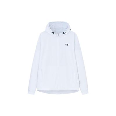 Anta Basketball Series Letter Zipper Hooded Jacket Men Jackets Pure-White 152331616-1