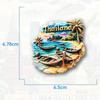 Monaco Refrigerator Stickers Iceland Travelling Souvenirs Canada Italy Thailand Bali Fridge Magnets Wedding Gifts Home Decor
