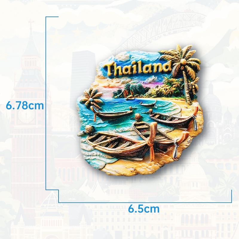 Monaco Refrigerator Stickers Iceland Travelling Souvenirs Canada Italy Thailand Bali Fridge Magnets Wedding Gifts Home Decor