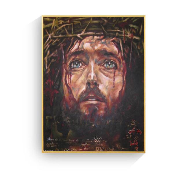 Ježíš Kristus zářící portrét Plátno Umělecká reprodukce Obraz Plakát Obrazy na zeď do pokoje Dekorativní domácí dekorace Obraz Bez rámu