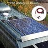Walfront Solar Double Cable Entry Gland Box Solar Entry Housing with 2m 10AWG Extension Cord for RVs, Boats, Yacht, Roofs