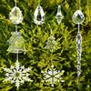30pcs Christmas Tree Decorative Transparent Pendant Christmas Ice Dancer Pendant, Suitable for Crafts,Christmas Tree Decorations