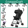 Stroller Kids Ultra Lightweight Foldable Convertible Four Wheeled Gift Seat