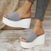 Women's Slipper New Fashion Platform Fish Mouth Wedge Sandal