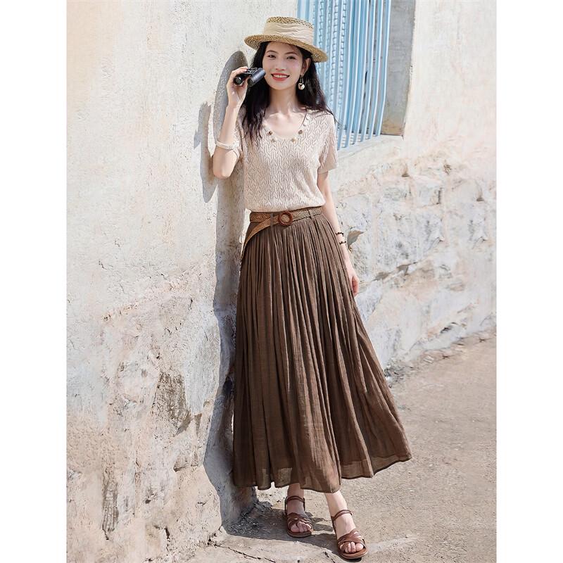 Xinfeiyu French Linen Blend Two-Piece Set