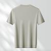 MONTAGUT Men's Breathable Silk Blend Short Sleeve T-Shirt