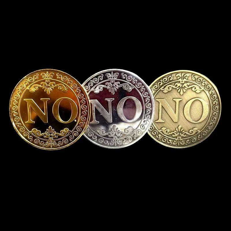 Creative Decision Coin Heads/Tails YES/NO Fate Choice Coin Fun Board Game Prop