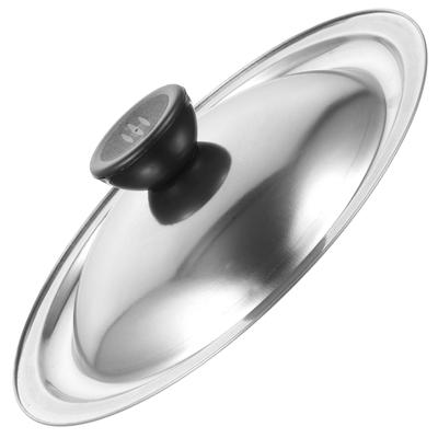 20Cm Stainless Steel Universal Lid Multi Purpose Cover Metal Food Dome Replacement For Pans Skillets Cookware Parts Grease Jar