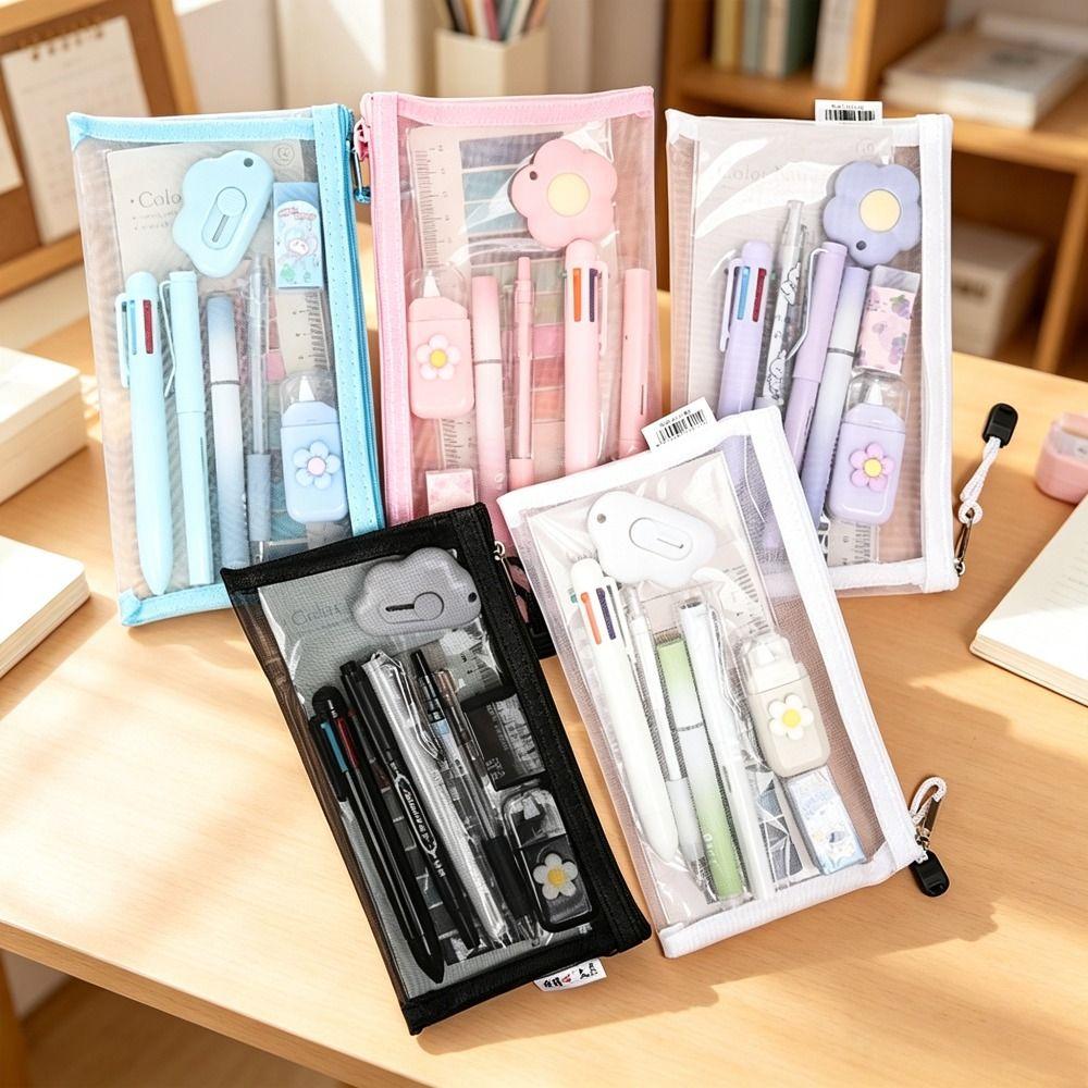 9 Stück/Set 9-in-1 Schreibwaren-Set Kunststoff-Gelkugelschreiber Langlebig Mehrfarbiger Stift Zurück zur Schule Geschenke
