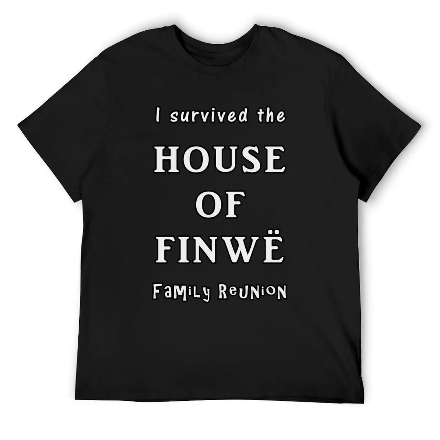 House of Finw_ Family Reunion T-Shirt anime clothes shirts graphic tees street wear mens graphic t-shirts big and tall S
