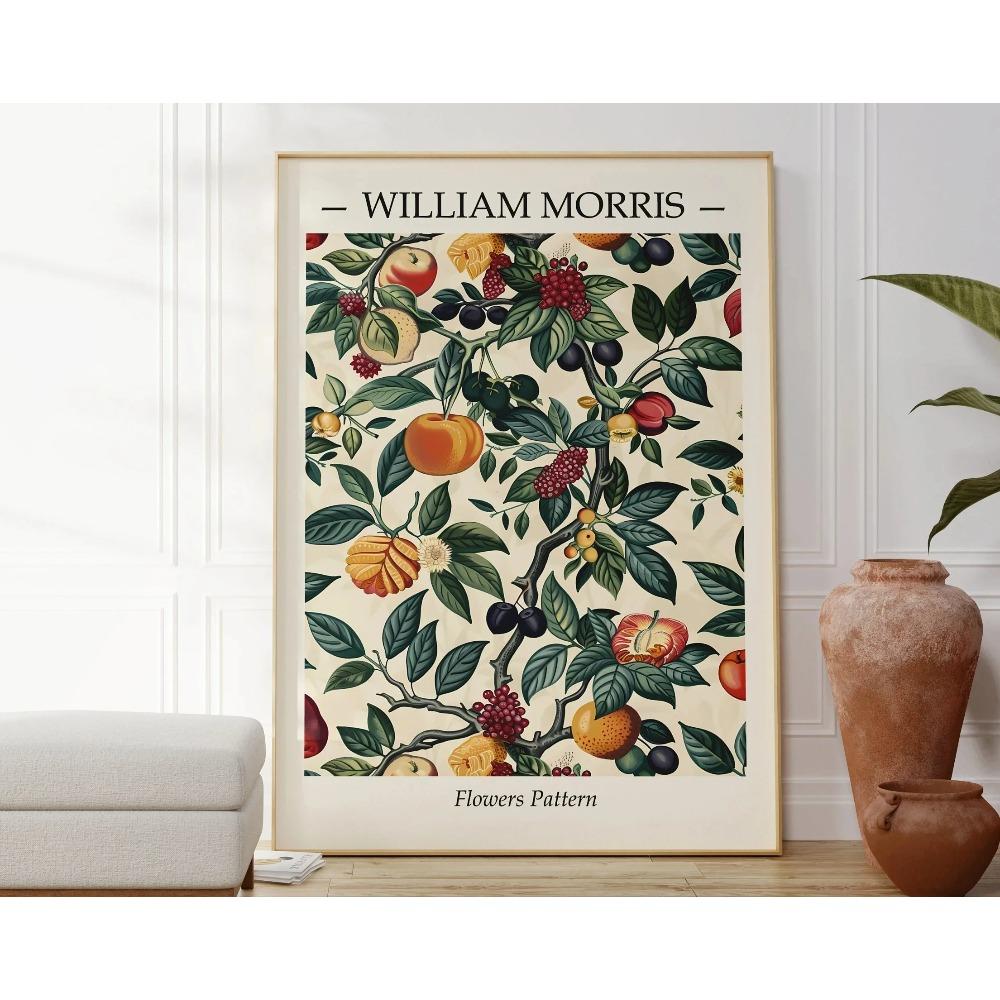 1PC Neutral William Morris Poster Poster Paper Print Home Living Room Bedroom Entrance Bar Cafe Art Painting Decoration