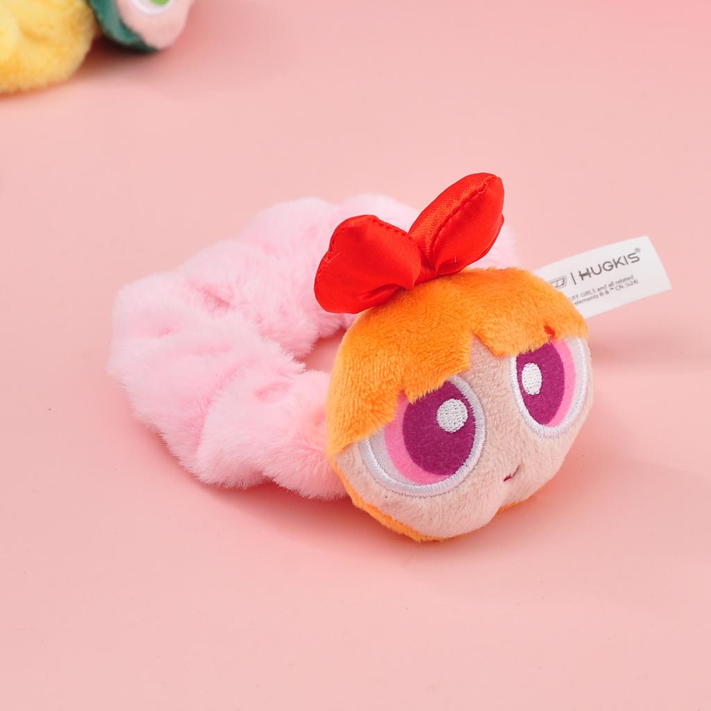 Creativity Anime The Powerpuff And Girls Series Hair Tie Fashionable And Exquisite Cartoon Character Hair Elastic For Girls