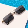 Vintage Rectangle Sunglasses Women Men Classic Small Metal Sun Glasses Fashion Summer Outdoor Driving Shades
