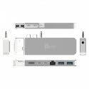 j5create USB4 7-in-1 Hub for MacBook Pro Air, Dual Display 4K60 HDMI, MagSafe Kit USB-C Adapter with Gigabit Ethernet, PD 100W