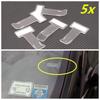 5Pcs Car Parking Ticket Clip Windshield Sticker Fastener Card Bill Holder Automobile Stop Permit Holder Clip Auto Accessories