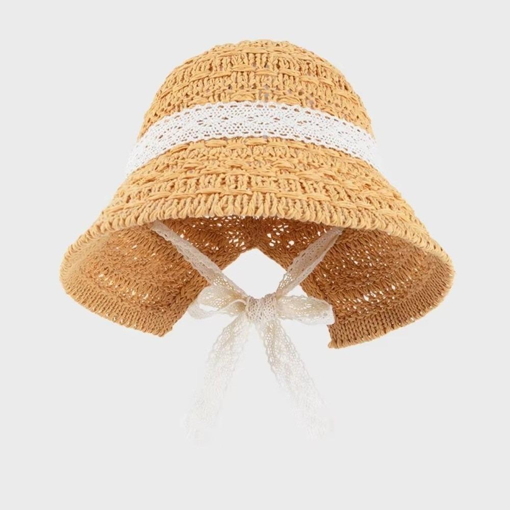 Breathable Straw Sun Hat Foldable Sun Visor Cap New Beach Sun Cap  Summer Travel хаки
