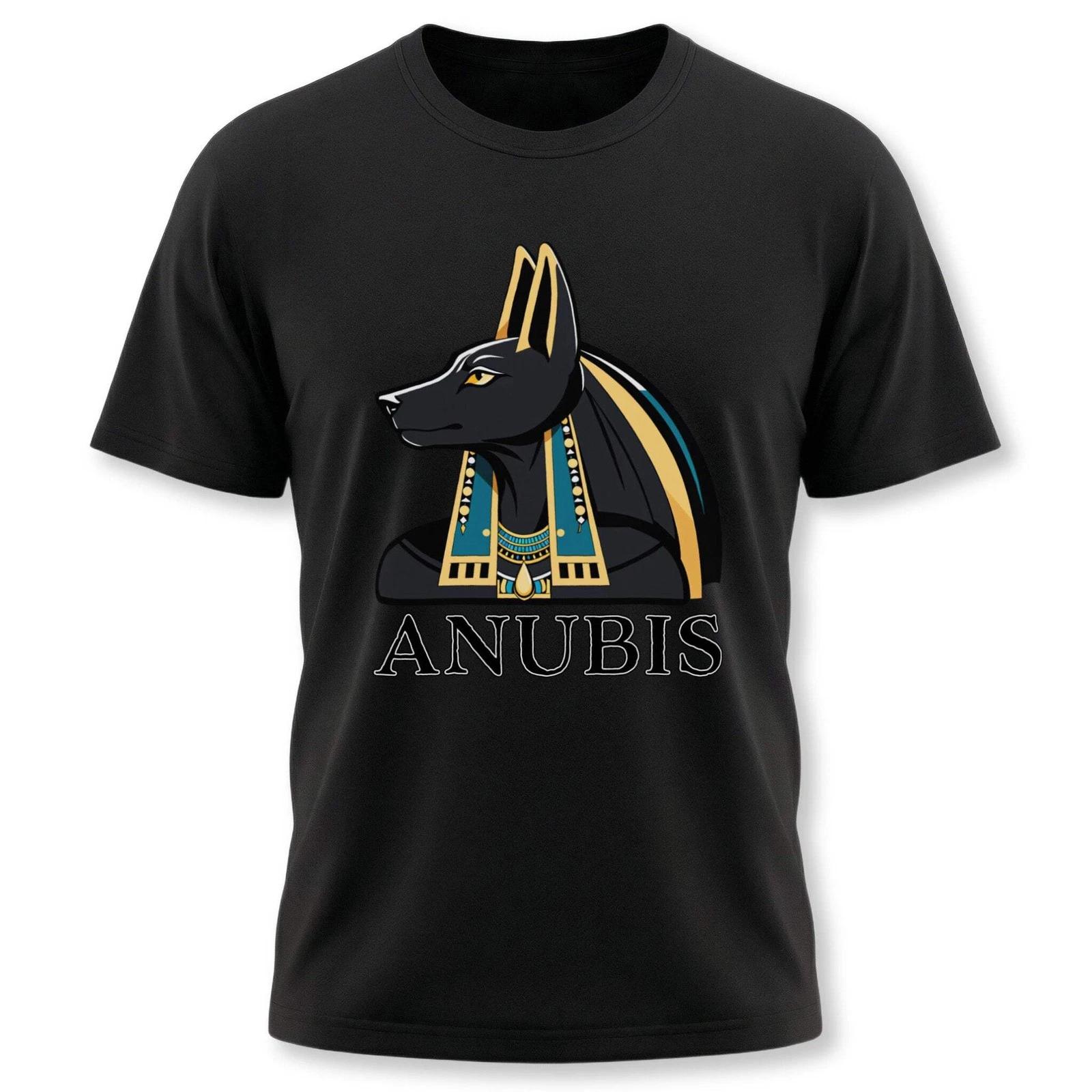 Anubis Egyptian God T-Shirt | Ancient Egypt Mythology Graphic Tee Shirt XXXL