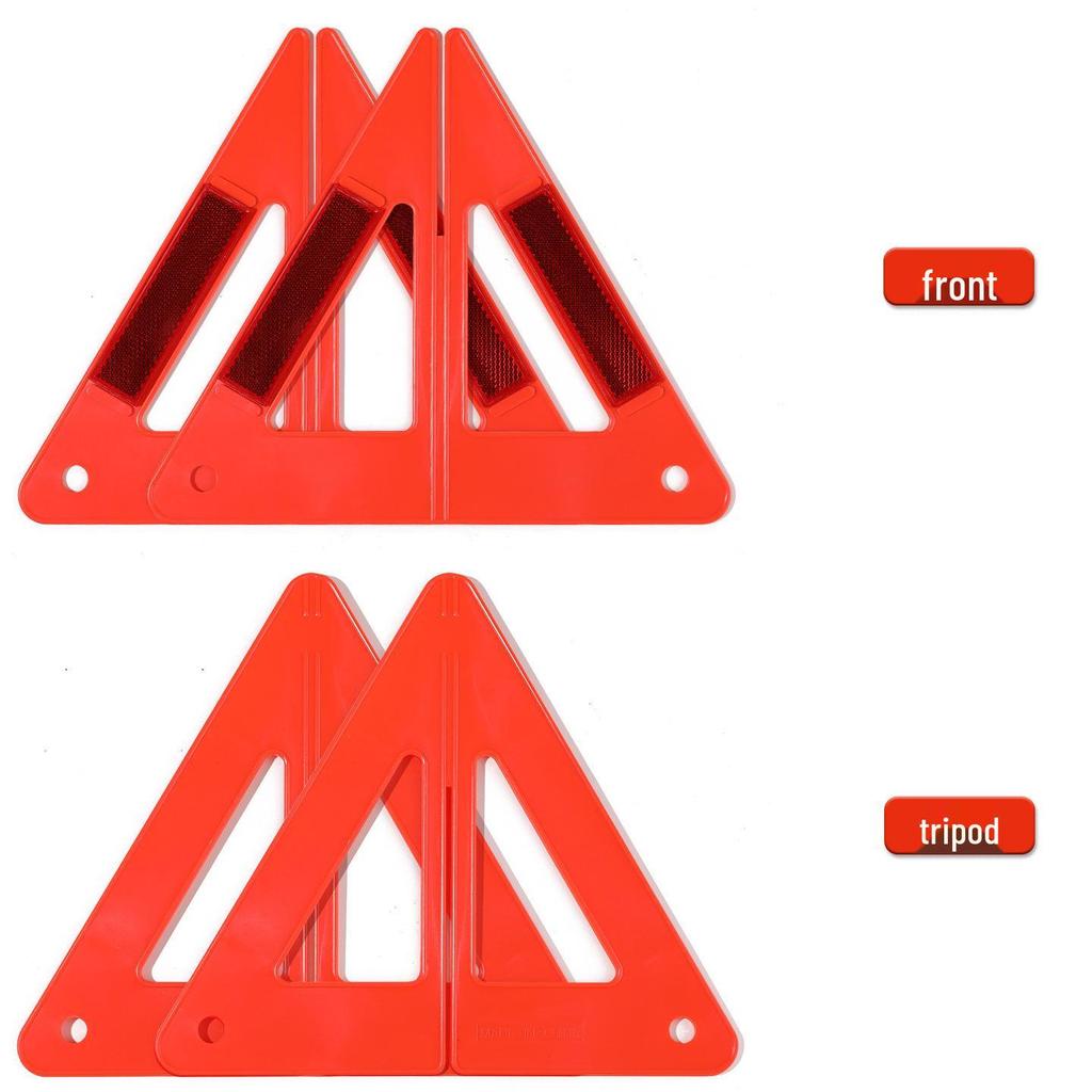 Foldable Reflective Triangle Warning Sign for Car Accidents
