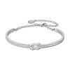 Twisted Design Elegant Bracelet Women Bracelets Silver 5007773