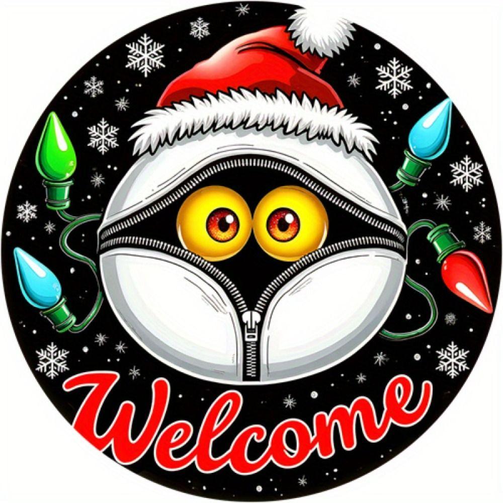 2D Flat Metal Wall Sign Decor