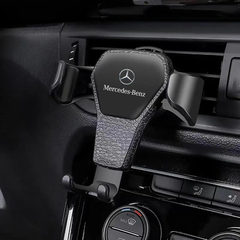 EMF1 Hot 2025 Car Phone Holder Gravity Sensing Auto Grip Universal Bracket For Mercedes Benz AMG W203 W204 W205 W211 W212 W213 W218 W