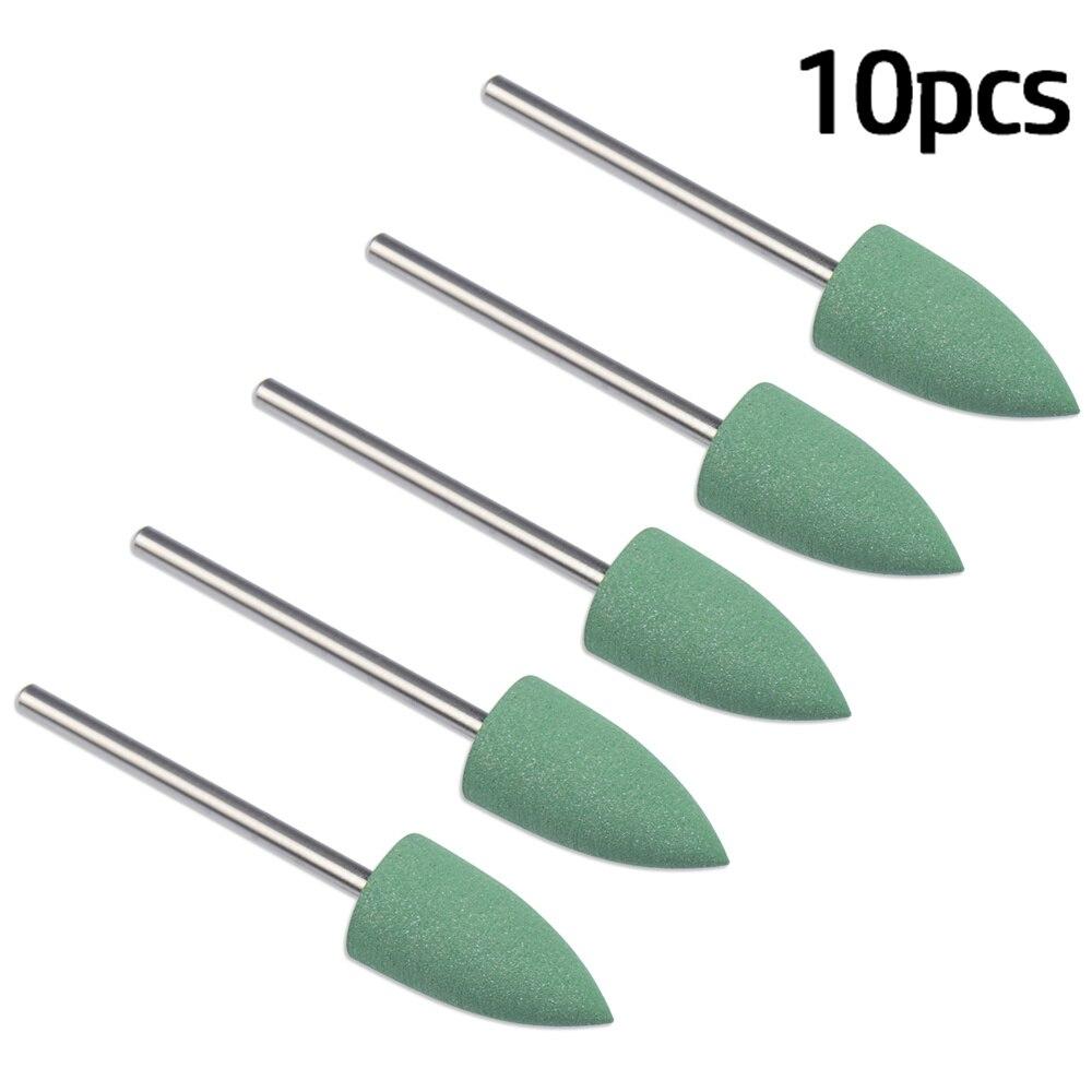 Cutter For Manicure Rubber  BuSilicone Ceramic Millingrr Nail Art Cutter Polishing Buffer Files Electric Machine Drill Bit