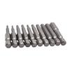 10-Piece 50mm Imperial Hex S2 Steel Magnetic Screwdriver Bits
