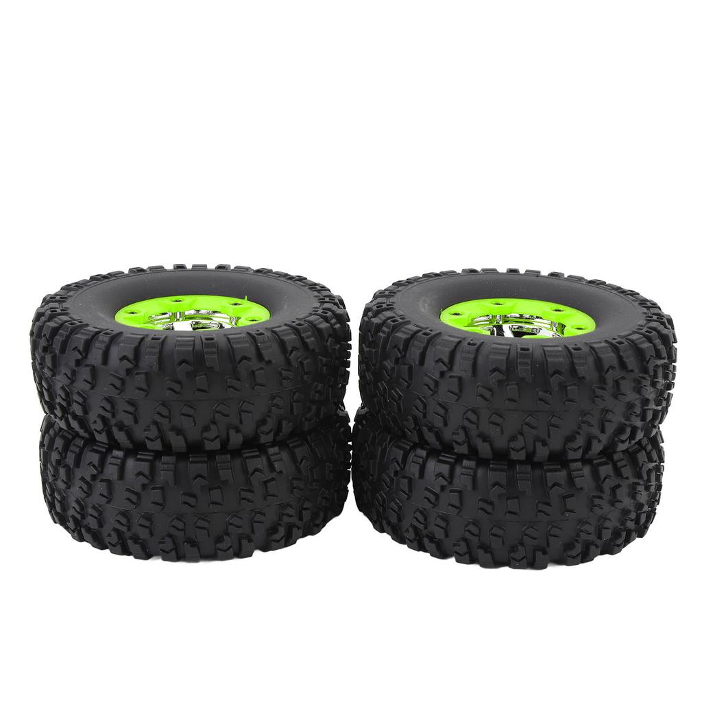 4Pcs Remote Control Car Tires Enhanced Grip Rubber RC Car Wheel Tyre Set Replacement for WLTOYS