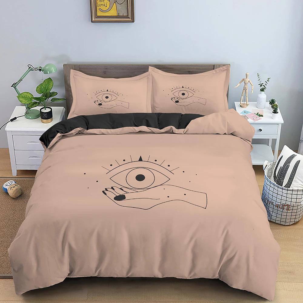 Sun and Moon Duvet Cover Set Exotic Mandala Divination Theme Queen King Size Quilt Cover 2/3Pcs Soft Polyester Comforter Cover