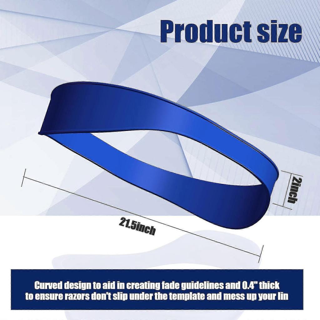 Diy Home Curved Silicone Hair Cutting Band Neckline Shaving Template And Hair Trimming Guide Hair Cutting Tools - PR