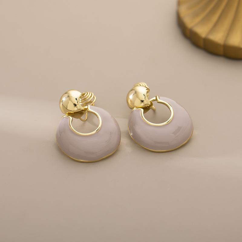 

Ретро полая круглая женская простая москитная сетка без отверстий для ушей