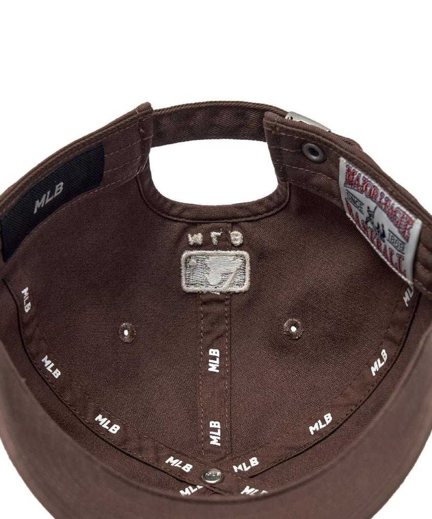 Emelbi Ace Unstructured Ball Cap Ny (Brown)