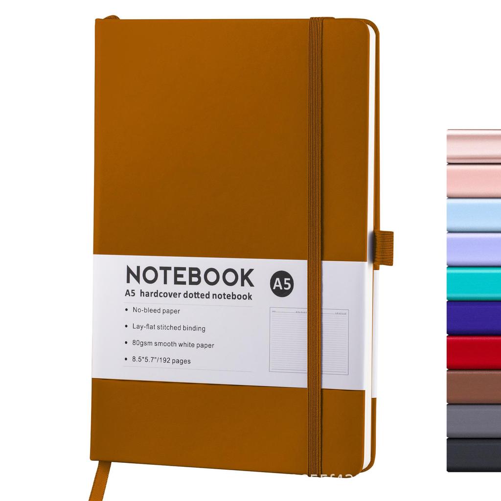 A6 Loose-Leaf Elastic Band Notebook - Customizable Student & Business Diary