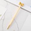 1 Piece Kawaii Ballpoint Pen School Office Supplies Stationery Novel Cute Bow Metal Luxury Spinning Wedding Sweet
