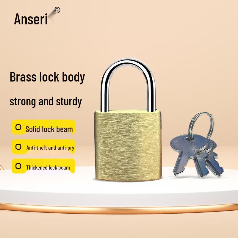 Ansellry Solid Brass Padlock