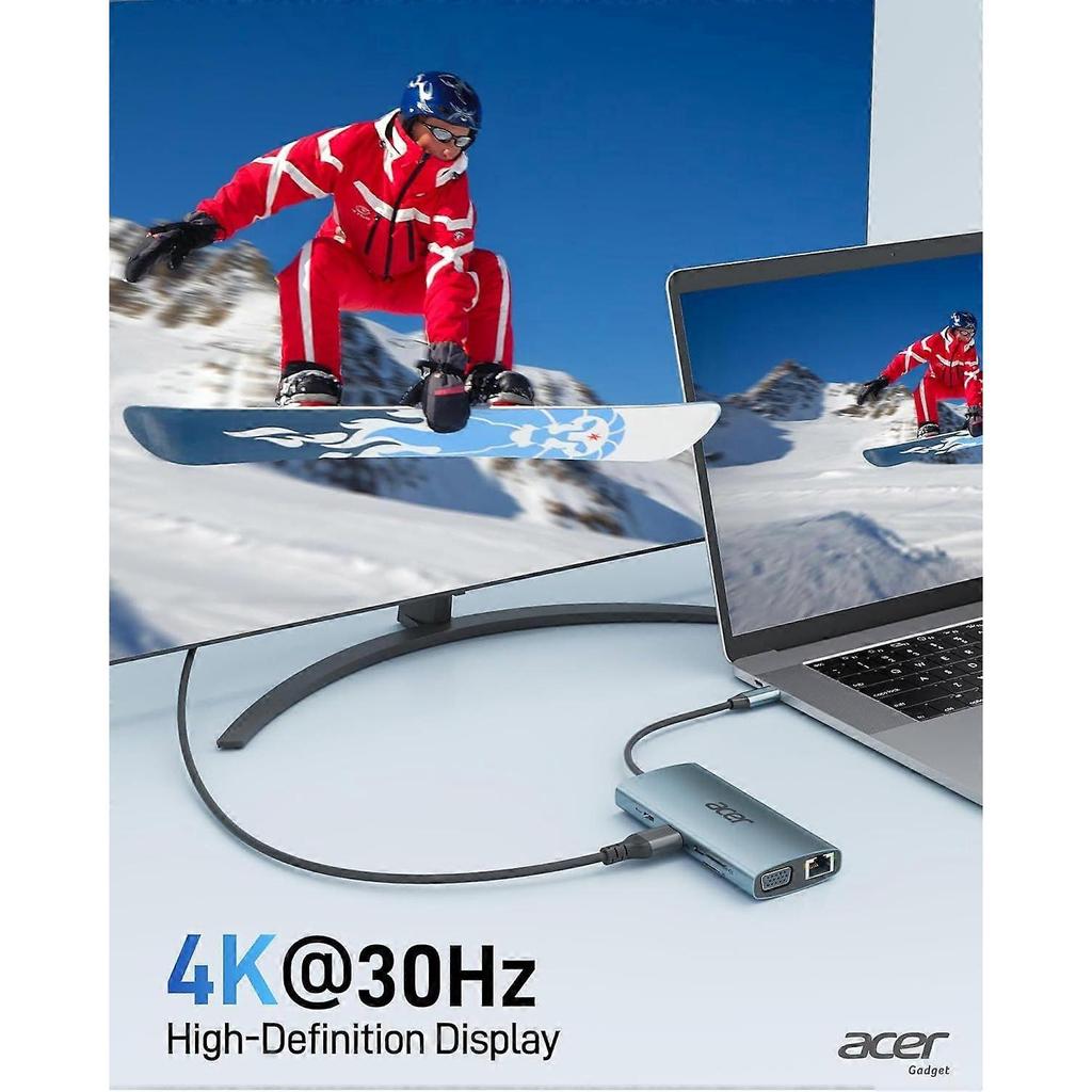 2025 High quality brand new  USB C Hub with 4K HDMI, 9-in-1 USB C to Ethernet