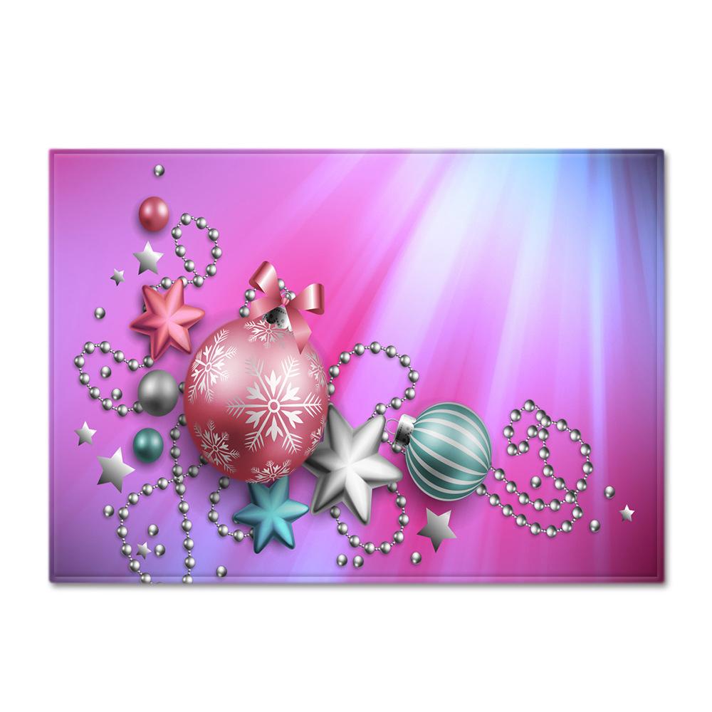 Christmas Tree Living Room Area Rug Christmas Bedroom Carpet Kids Play 3D Carpets Memory Foam Xmas Decor Kitchen Rug Floor Mat