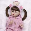 KEIUMI 22 Inch Reborn Baby Doll Full Body Silicone Vinyl Realistic 3D Skin Newborn Girl Toy Children Birthday Gift