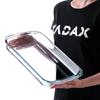KADAX Plat à four en verre 3L+3L, rectangulaire, 39 x 23 cm