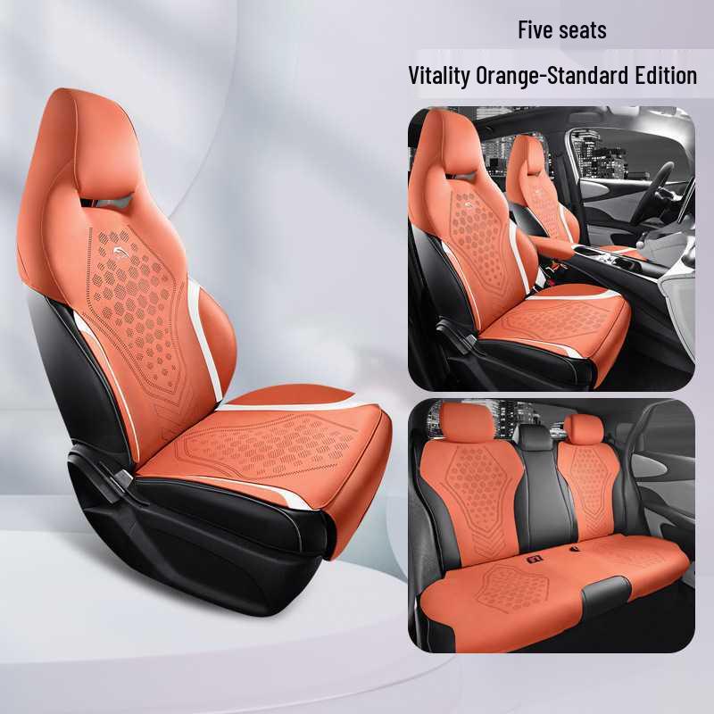 Fashion Edition 2025 Dolphin Car Seat Cushion, 420km Model, Suede Saddle Pad Half-Cover.