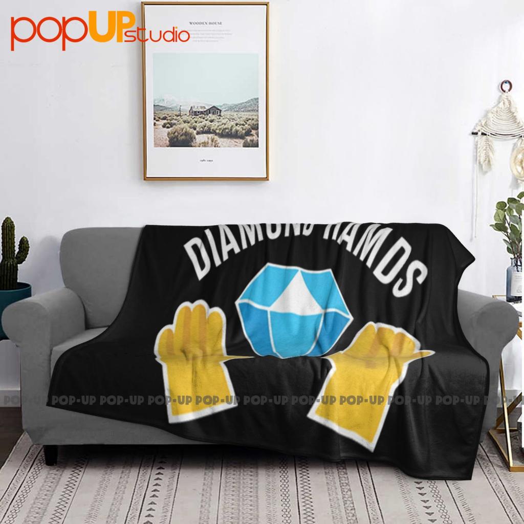 Diamond Hands Ultra-Soft Blanket Quilt Winter Sofa Cover Bed Covers
