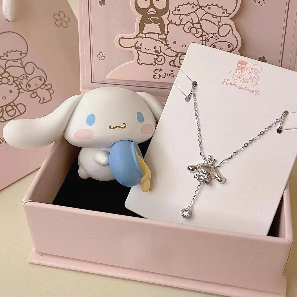 Halskette mit Quaste und Cartoon-Motiv „Yugui“ im Ins-Stil, modisch, luxuriös, Klemmverschluss, verstellbar, Geschenk für Freundinnen