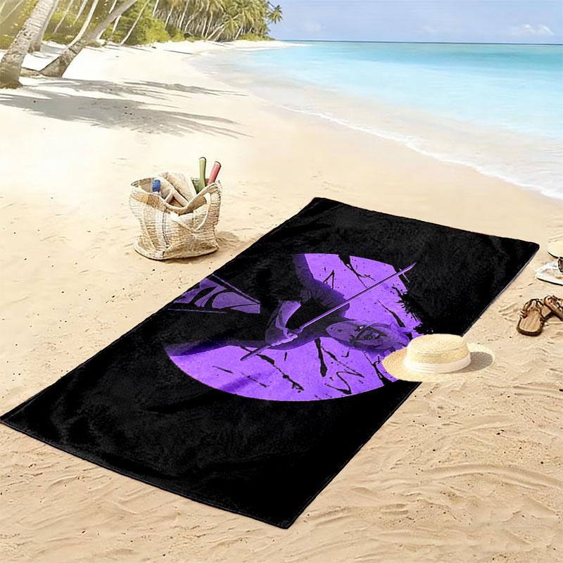 Naruto Anime Print Beach Towel, Large Soft Quick Dry Towel for Beach Camping Swimming