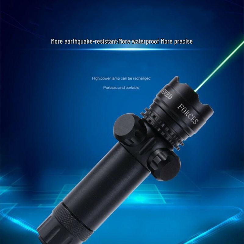 Green Laser Sight: Shockproof, Waterproof, 360° Adjustable, Infrared, Long-Range Outdoor Use