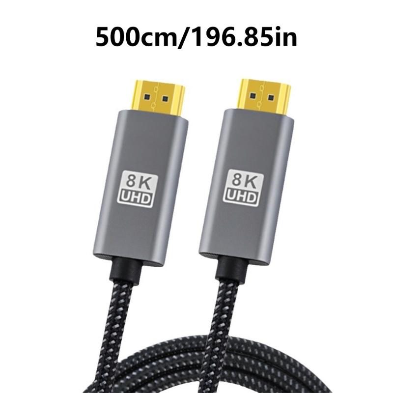 8K60hz 2.1 Video Extension Cable Clearly Definition Dynamic for Gaming & Streaming, PC and Consoles Compatible