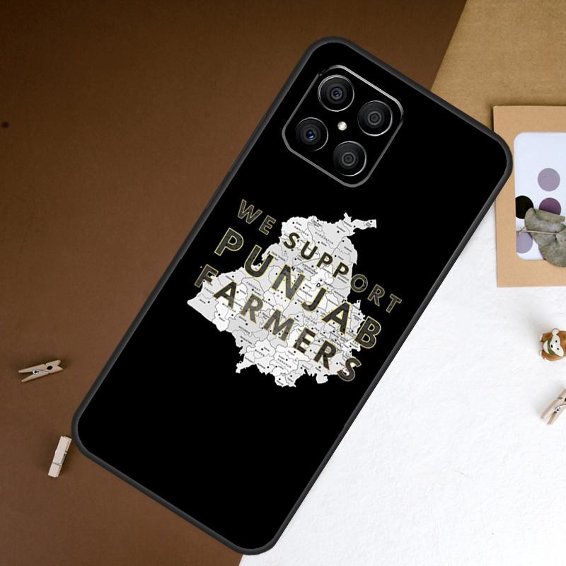 Punjab Map Outline Case For Honor 400 Pro 200 50 70 90 X9a X9b X9c X9d X8a X8b X8c Magic 7 Lite 5 6 8 Pro Cover
