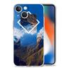Phone Case For iPhone 15 14 13 12 Mini 11 Pro Max XS X XR 7 8 Plus Clear Shockproof Silicone TPU Cover Forest Geometry Wood