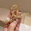 High-End Metal Butterfly Hair Clip for Women - Large, Elegant 2024 Style Shark Clip