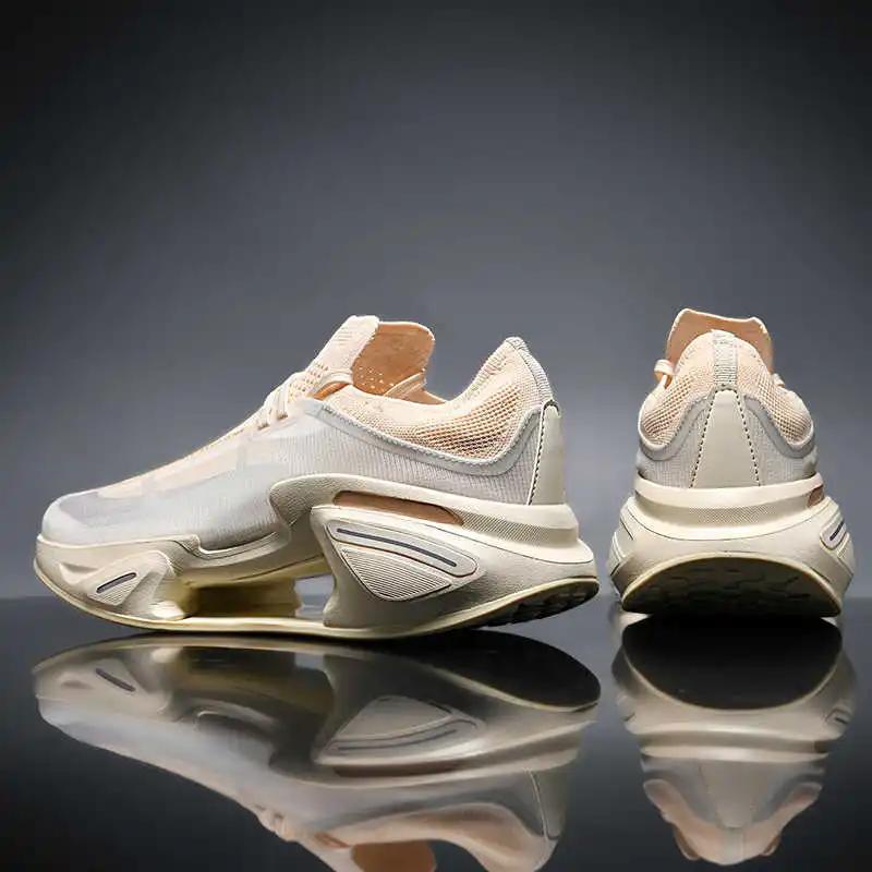Thick Bottom Chunky Retro Basketball Shoes For Men Running White Vulcanized Sneakers Sports Tennis Teni Best-selling